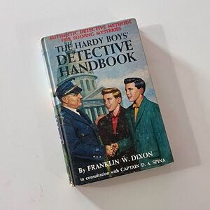 The Hardy Boys Detective Handbook Antique Book